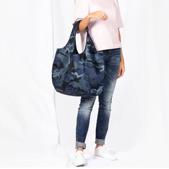 🌸 NWT Lug Eco Shopper 2pc Tote Bags in Resort Black 🌸 - Picture 7 of 7